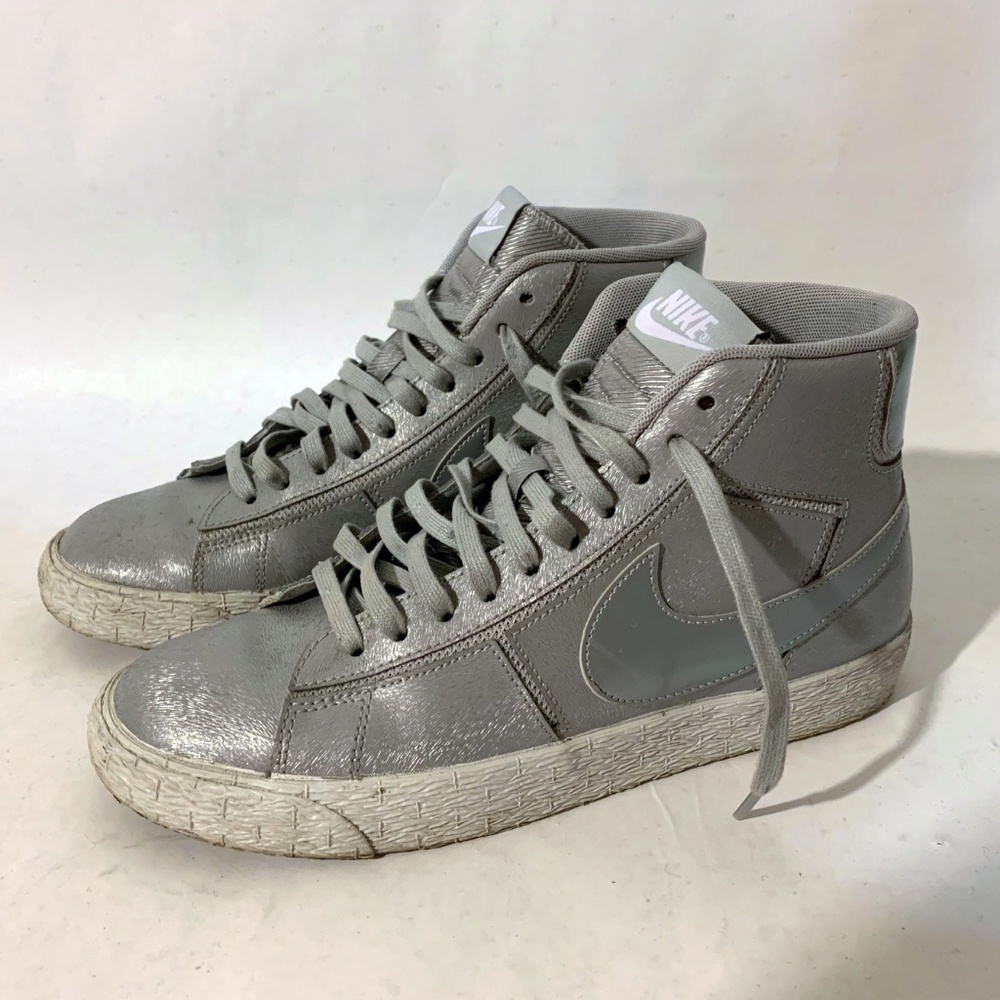 Nike Blazer Sneakers Silver Women's Size 6.5
